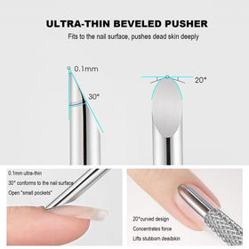 HaimiLiya textured anti-grip handle for steady manicure control and safety