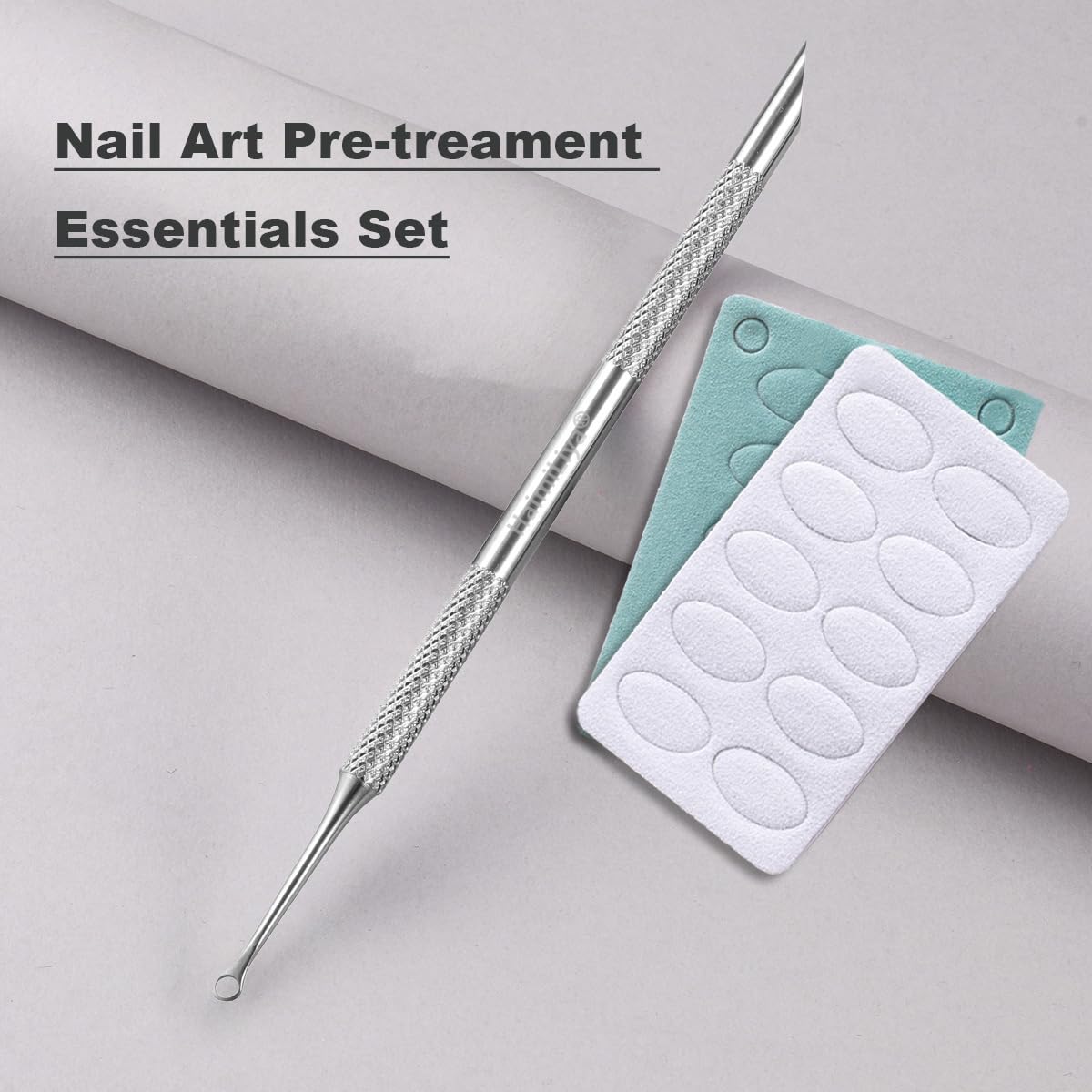 HaimiLiya tool with adhesive sandpaper attached for quick replacement and hygiene