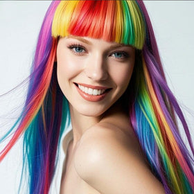 HAIOLORPRO application close-up on damp hair demonstrating easy use