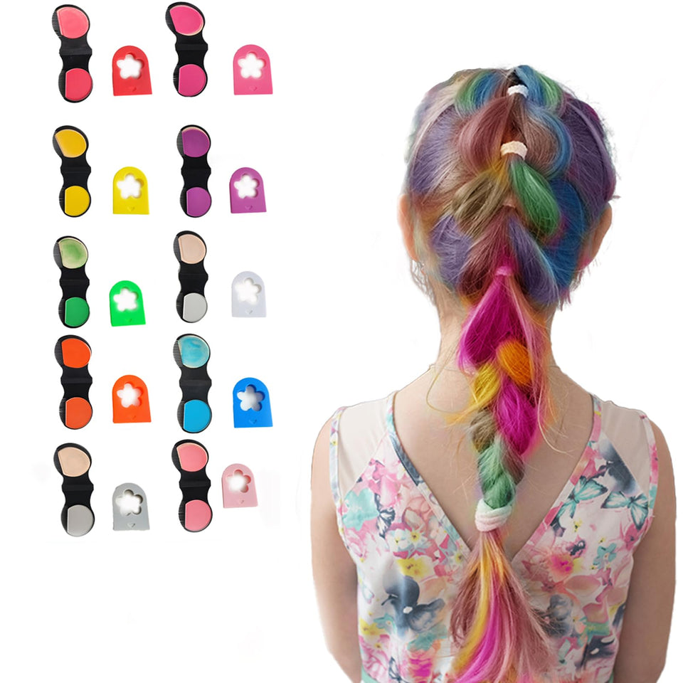 HAIOLORPRO front packaging showing ten colorful chalk sticks and product benefits