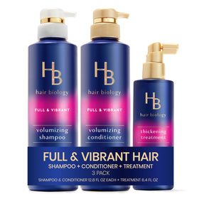 Hair Biology front packaging showing full set and easy styling benefits