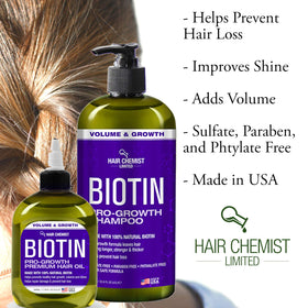 Hair Chemist oil poured on hand showing silky texture and quick absorption to enhance hair shine