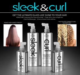 Hair Chemist bottle in travel bag emphasizing portability and on-the-go shine