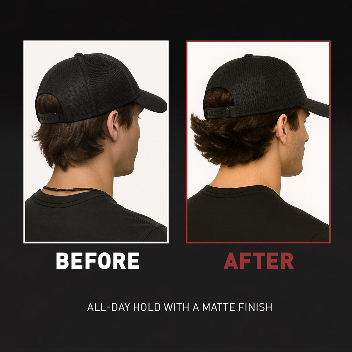 Hair Craft Co. CRVFT being warmed on fingertips for easy application and even hold