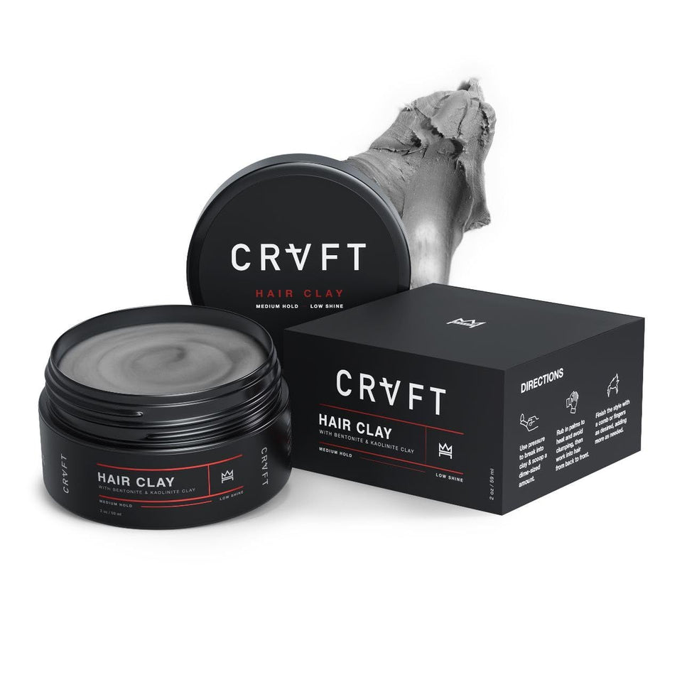 Hair Craft Co. CRVFT front jar showing compact travel size and matte finish