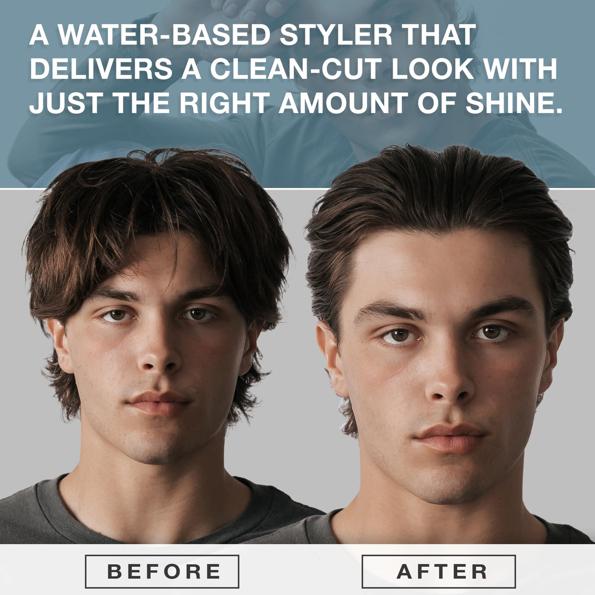 Hair Craft Co. CRVFT jar open with clear gel visible, highlights water-based texture