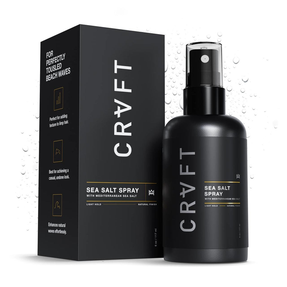 Hair Craft Co. CRVFT front bottle shot showing clean branding and size benefit