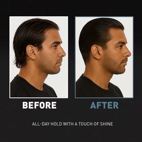 Hair Craft Co. close-up of CRVFT gel texture, demonstrates non-greasy smooth finish
