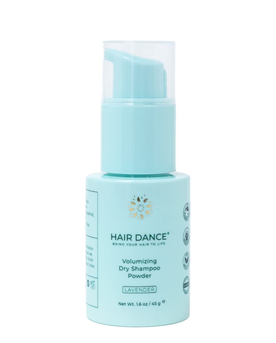 Hair Dance front jar packaging showing sustainable design and benefits