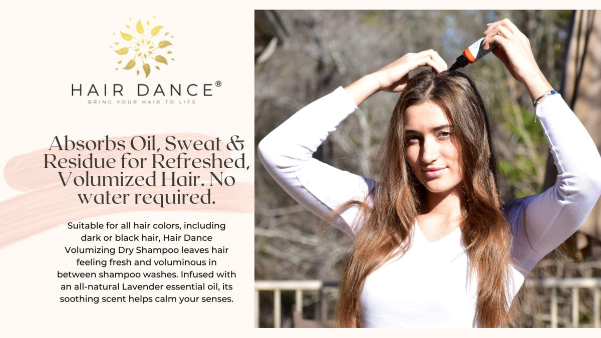 Hair Dance label close-up showing ingredients and clean-product certifications benefit