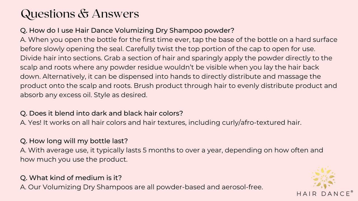 Hair Dance with lavender sprigs illustrating lavender oil scent and calming aroma benefit