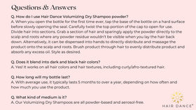 Hair Dance with lavender sprigs illustrating lavender oil scent and calming aroma benefit
