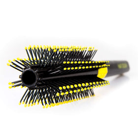 Hair Dough quiff roller small bristles detail showing firm bristles for controlled styling