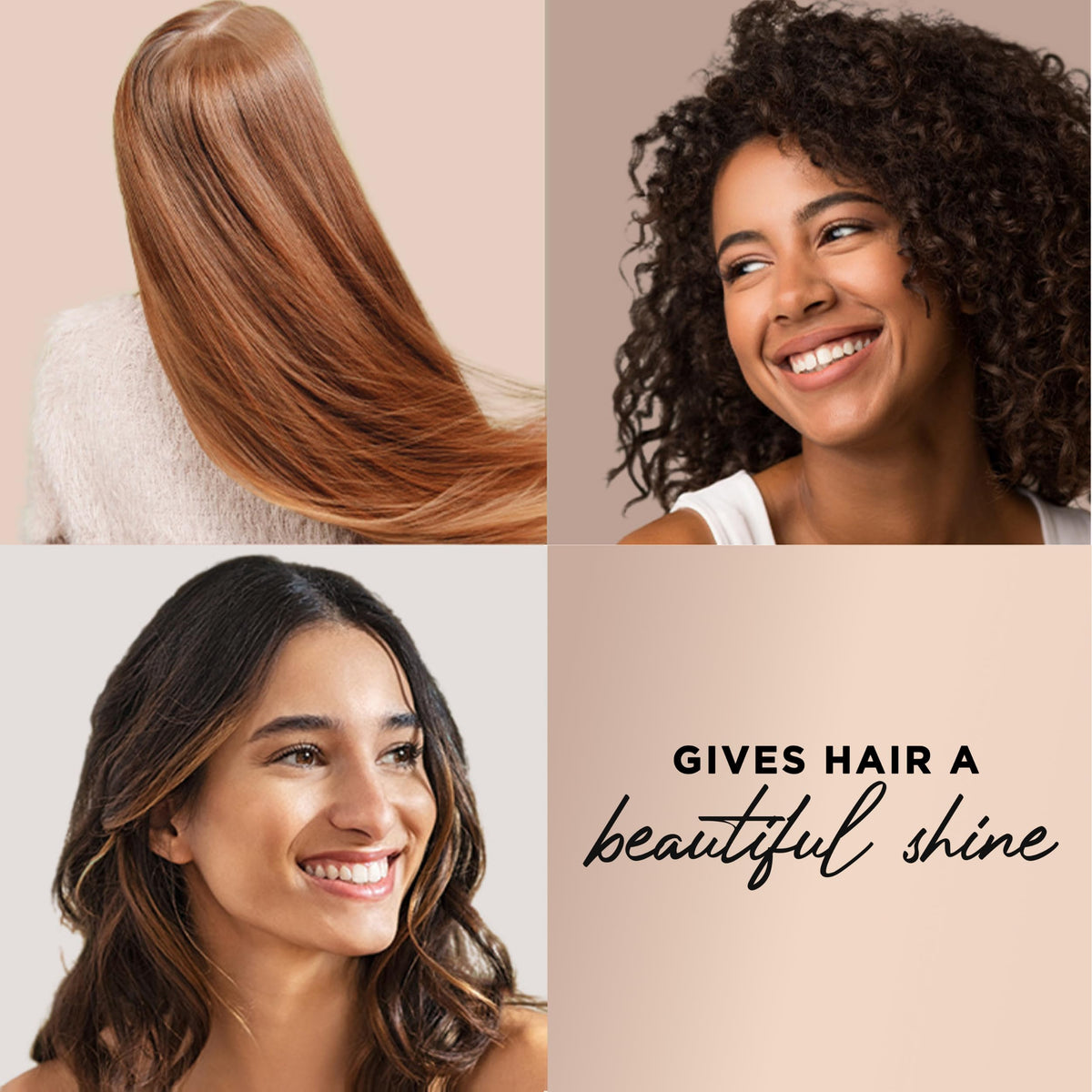 Hair Food label close-up highlighting ingredient list and clean formulation benefits