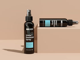 Hair Illusion applied to wet hair showing resistant hold and reduced frizz benefit