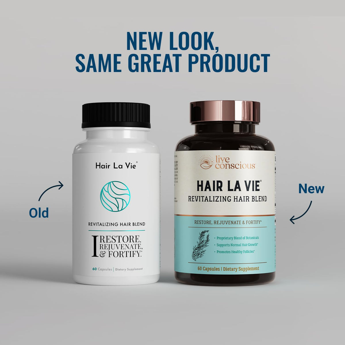 Hair La Vie capsule close-up highlighting smooth texture and potency