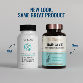 Hair La Vie capsule close-up highlighting smooth texture and potency