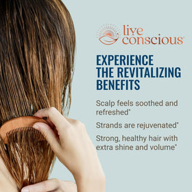 Hair La Vie third-party test seal on label indicating quality assurance