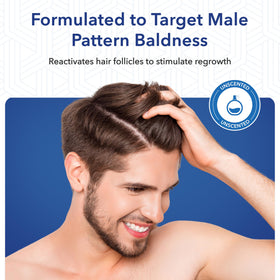 Hair Regen application on scalp using dropper for focused coverage benefit