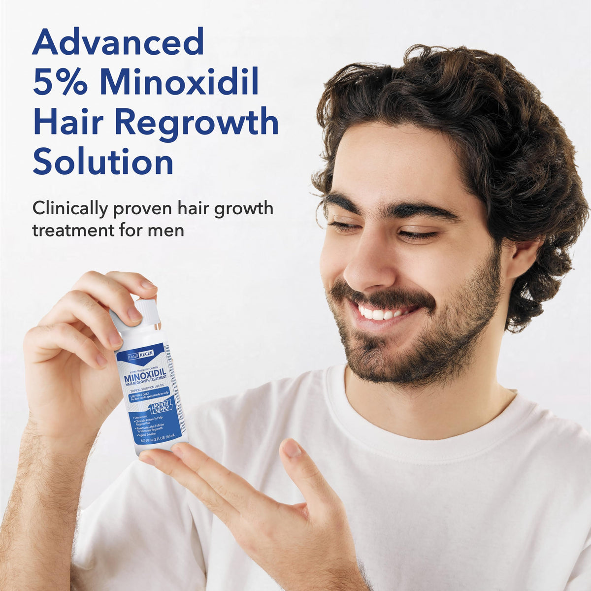 Hair Regen precision dropper detail delivering targeted scalp application