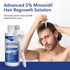 Hair Regen liquid texture close-up showing fast-absorbing formulation benefit