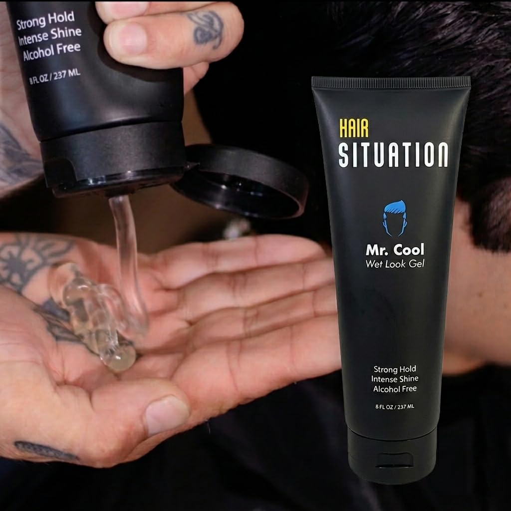 Hair Situation tube in hand showing 8 fl oz size and travel convenience
