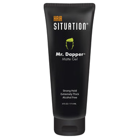 Hair Situation Mr. Dapper front packaging showing matte finish and branding benefit