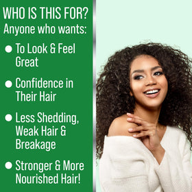Hair Thickness Maximizer pipette dispensing serum highlighting precise application benefit