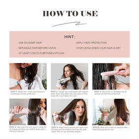 Hair Trends ALCI plug and 360° swivel cord showing safety and ease of use