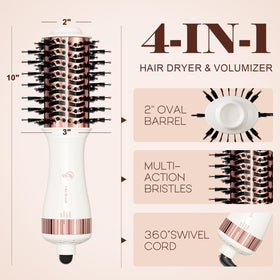 Hair Trends tangle-free bristle detail protecting hair while drying and styling