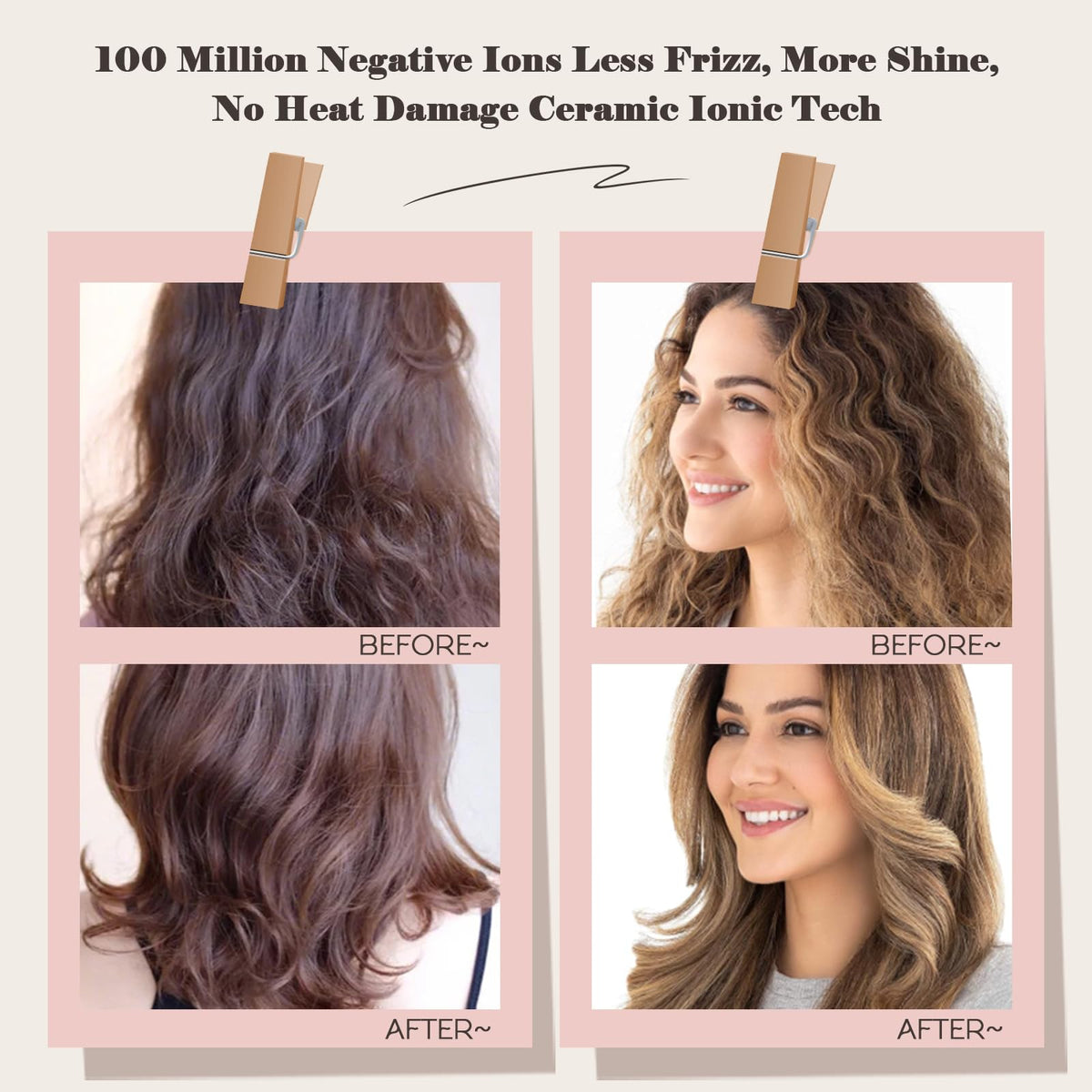 Hair Trends tangle-free mixed bristles detail smoothing and detangling hair