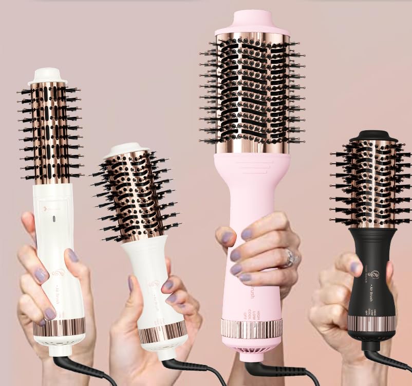 Hair Trends control panel showing two speeds and three temperature settings