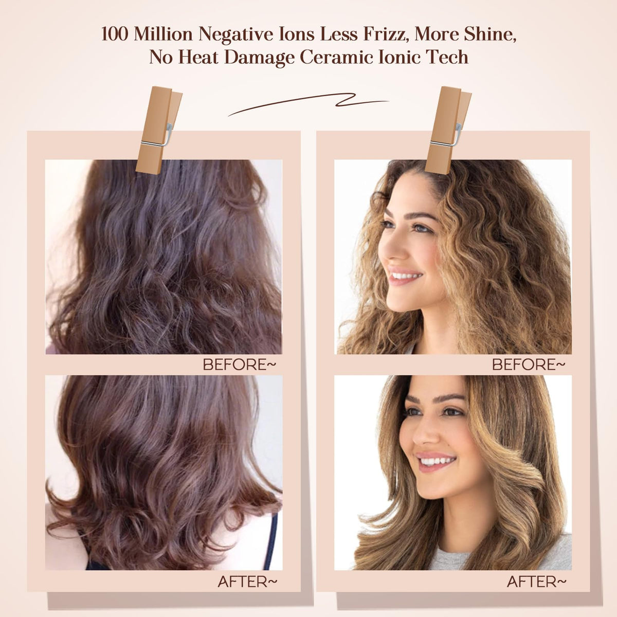Hair Trends brush held in hand to show lightweight 0.88 lb travel convenience