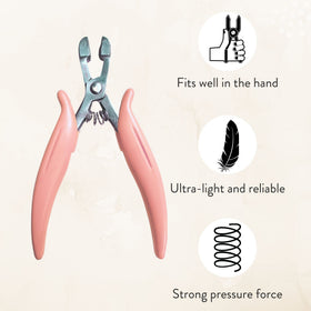 hair2heart pliers on salon counter conveying professional reliable performance