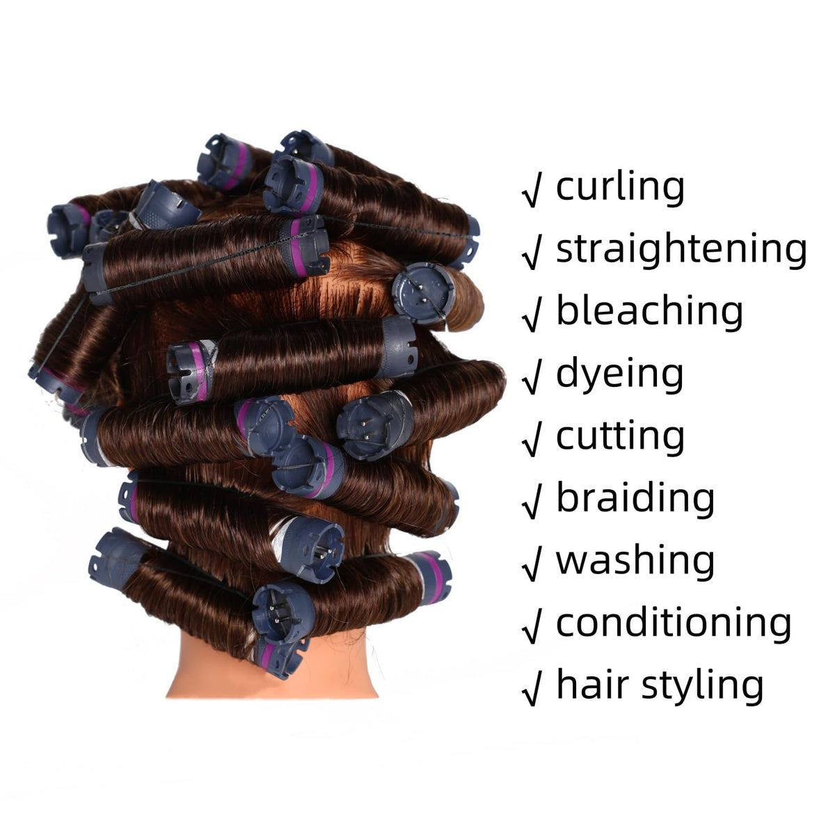 Hairingrid close-up of human hair texture highlighting natural shine and styling ease