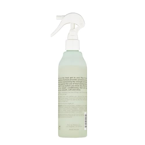 Hairitage bottle on vanity demonstrating easy everyday styling access