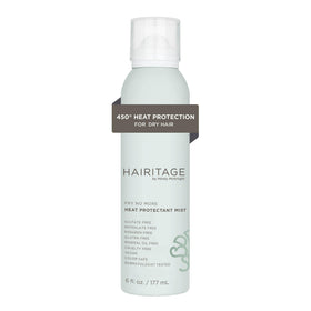 Hairitage front packaging of 5 oz spray showing brand and benefits