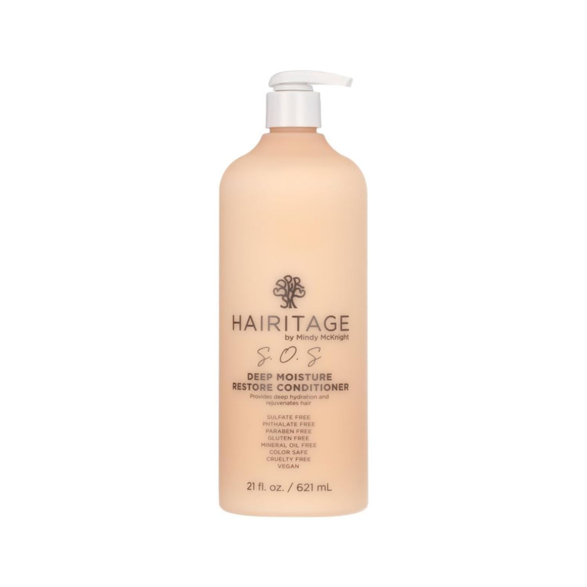 Hairitage front packaging showing product and volume for clear identification and trust