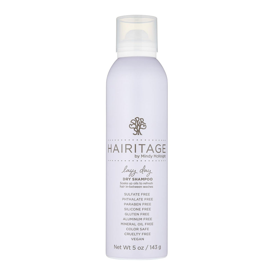Hairitage front packaging showing label and benefits for quick refresh