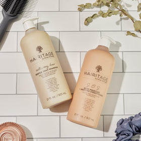 Hairitage lather texture close-up illustrating lightweight foam and gentle cleanse