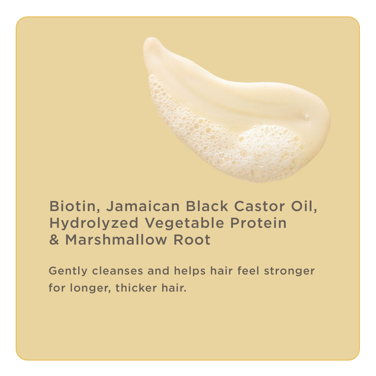 Hairitage shampoo lather demonstrating gentle foam and cleansing