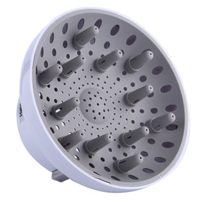 Hairizone diffuser front view showing wide airflow face and gentle drying benefit