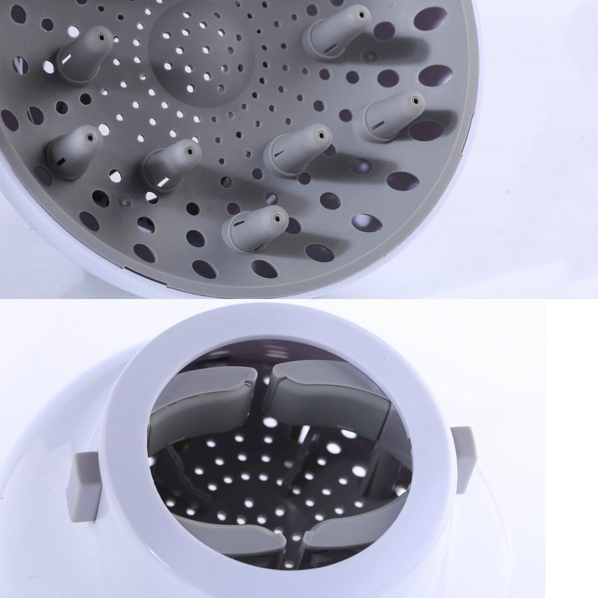 Hairizone diffuser packed for travel showing compact design for on-the-go styling