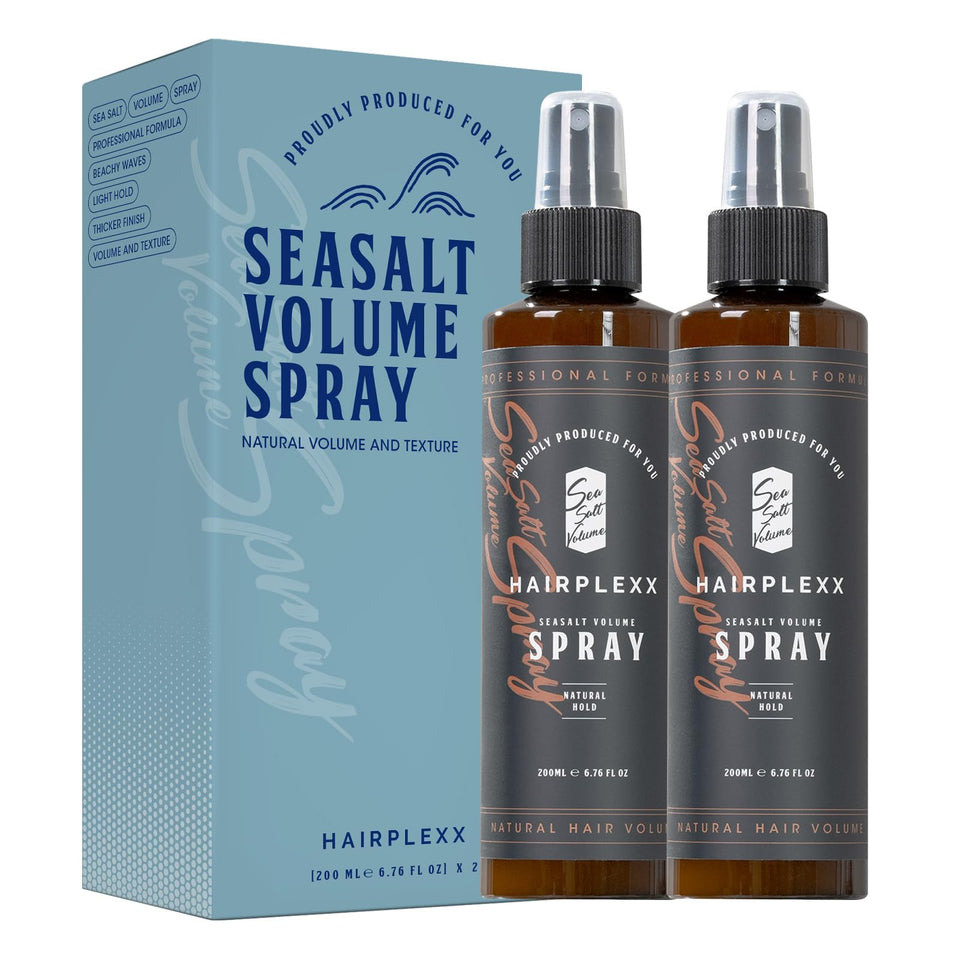 Hairplexx front packaging showing Ocean Fresh scent and volume benefits