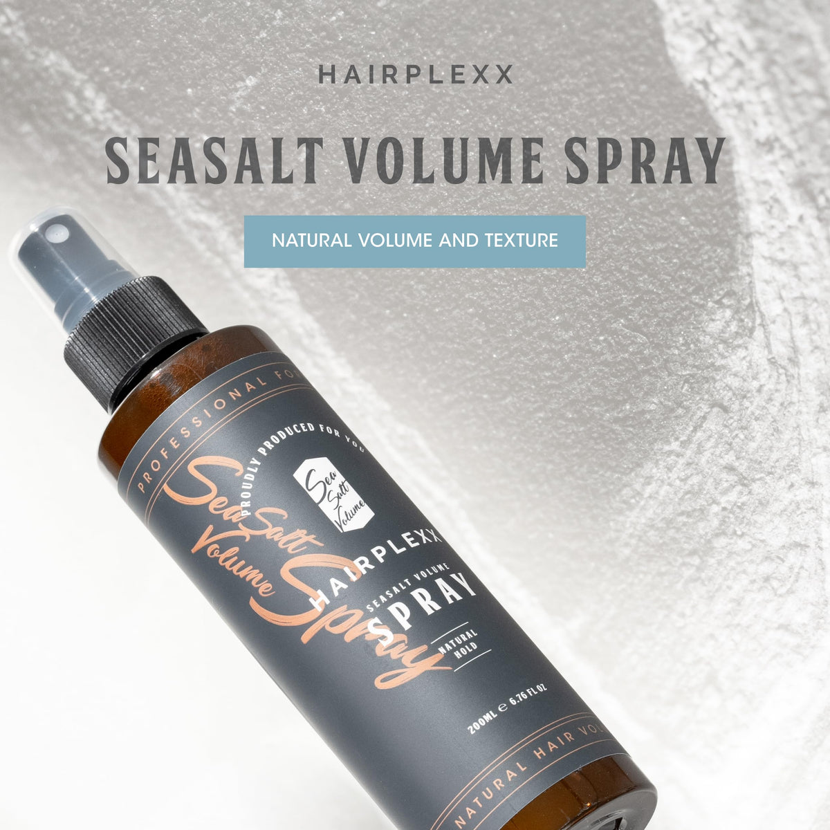 Hairplexx on-model beach hairstyle illustrating tousled, voluminous look