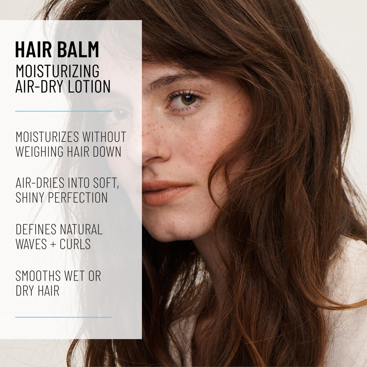 Hairstory open tube with creamy texture highlighting easy spreadability