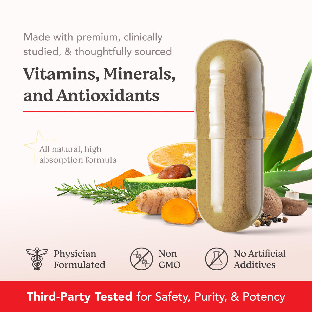 HAIRtamin label close-up listing key vitamins and biotin