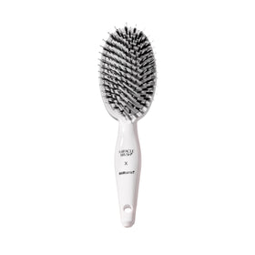 HAIRtamin Miracle Brush front view showing paddle design and smooth finish