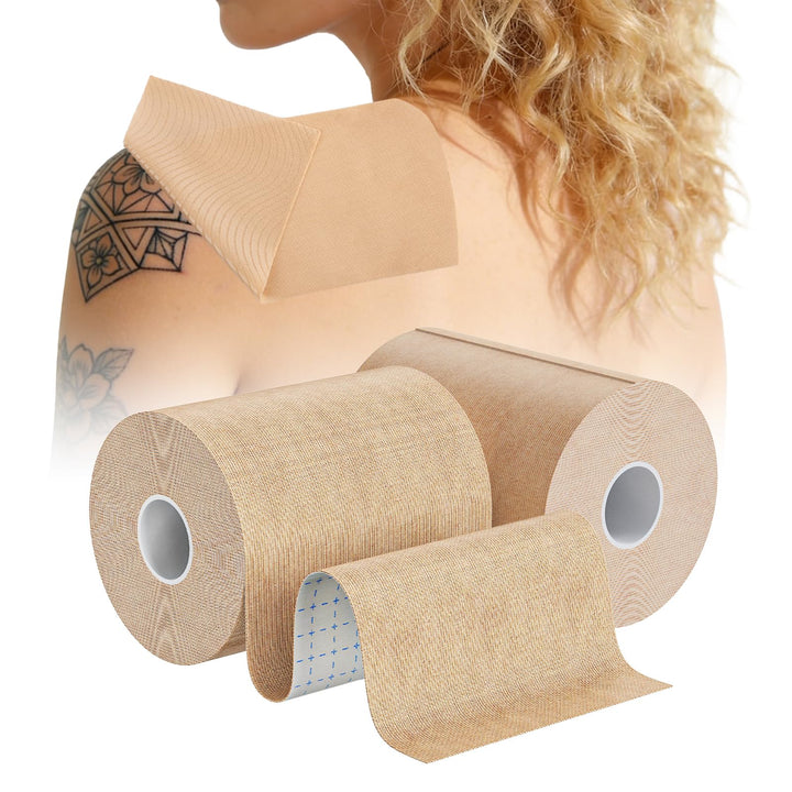 HAIRUNFU two-roll pack front view showing product and size benefits