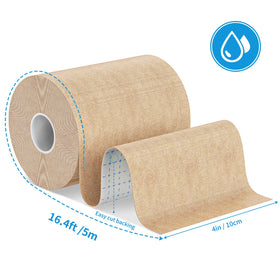 HAIRUNFU tape on arm under water demonstrating waterproof confidence